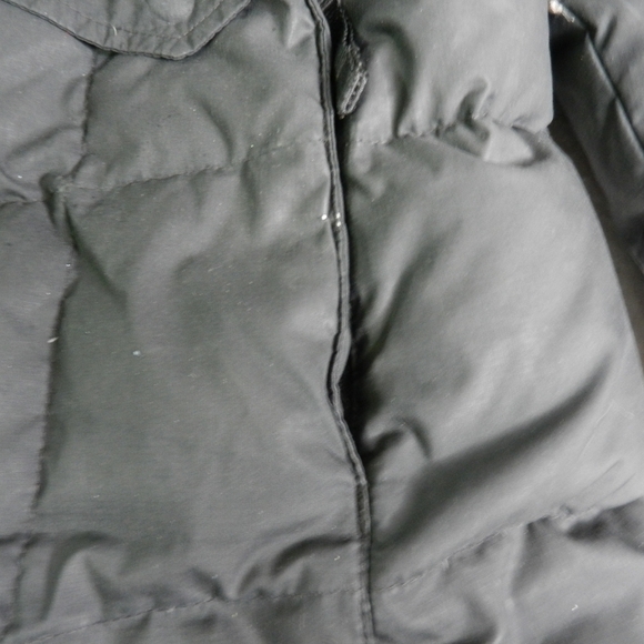 LL Bean Jacket Womens XS Black Down Trench Pertex Classic Downtek Waterproof - Picture 5 of 16
